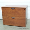 Autumn Maple 2 Drawer Lateral File Cabinet, Locking